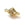 Perlen Einzelhandel Doppelkegel-Pendelverbinder aus goldenem Messing besetzt mit Zirkonen 15 x 8 mm (1)