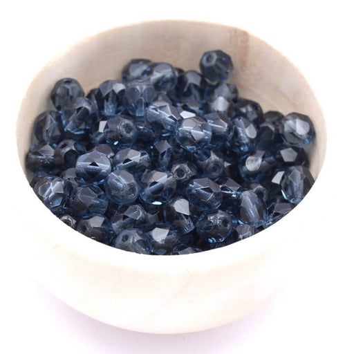 Kaufen Sie Perlen in Deutschland Firepolish Facettierte Perle Montana Blue 6mm (50)