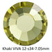 Flatback Preciosa Khaki VIVA 12 ss34-7,05mm (12)