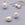 Perlen Einzelhandel Ovale Süßwasserperlen halbgebohrt weiß 9 x 6 mm – Loch: 0.8 mm (2)