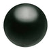 Preciosa Magic Black round lacquered bead 12mm (5)