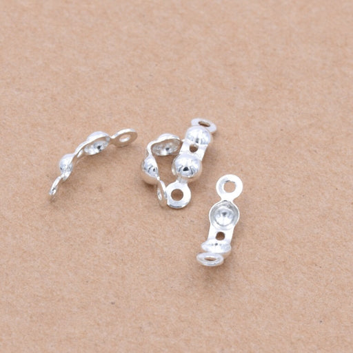 Kaufen Sie Perlen in Deutschland Bogenabdeckung Serling Silber - 13x3 mm - Loch: 1mm (4)