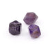 Natürliche Amethyst-Polygonperlen 8-10x10mm - Loch: 1mm (3)