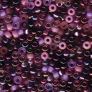Kaufen Sie Perlen in Deutschland Miyuki Runde Perlen 11/0 Mix Lilac (10g)
