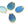 Perlen Einzelhandel Blauer Achatscheiben-Anhänger, besetzt mit Goldmessing - 4 cm x 2 cm