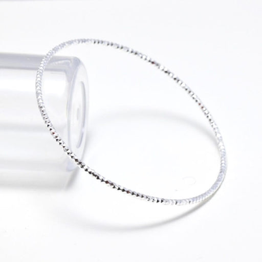 Kaufen Sie Perlen in Deutschland Sterling Silber Diamant Effekt Armreif 1x65mm (1)