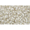 Kaufen Sie Perlen in Deutschland Cc21 - Toho rocailles perlen 11/0 silver lined crystal (250g)